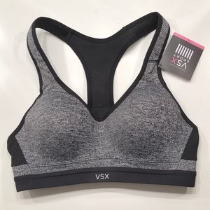 NEW VS Sports Bra (Full Coverage) Blk/Gry